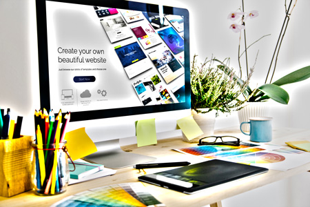 デザイン制作風景